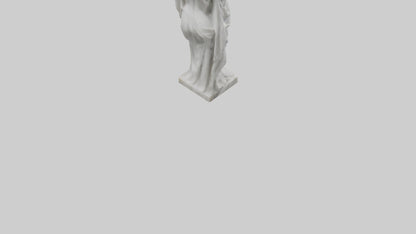 3D model Classical Marble Woman statue model VR / AR / low-poly