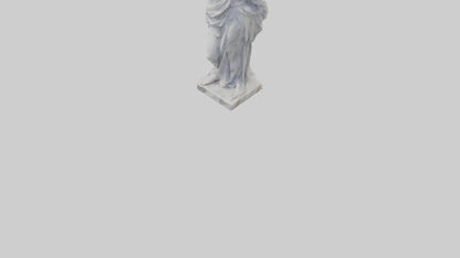 3D model Classical Marble Woman statue model VR / AR / low-poly