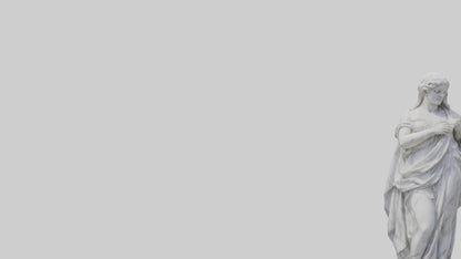 3D model Classical Marble Woman statue model VR / AR / low-poly