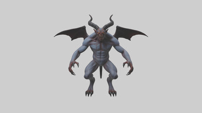 Clawed demon model 3D model