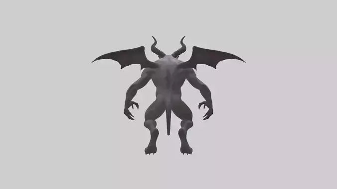 Clawed demon model 3D model