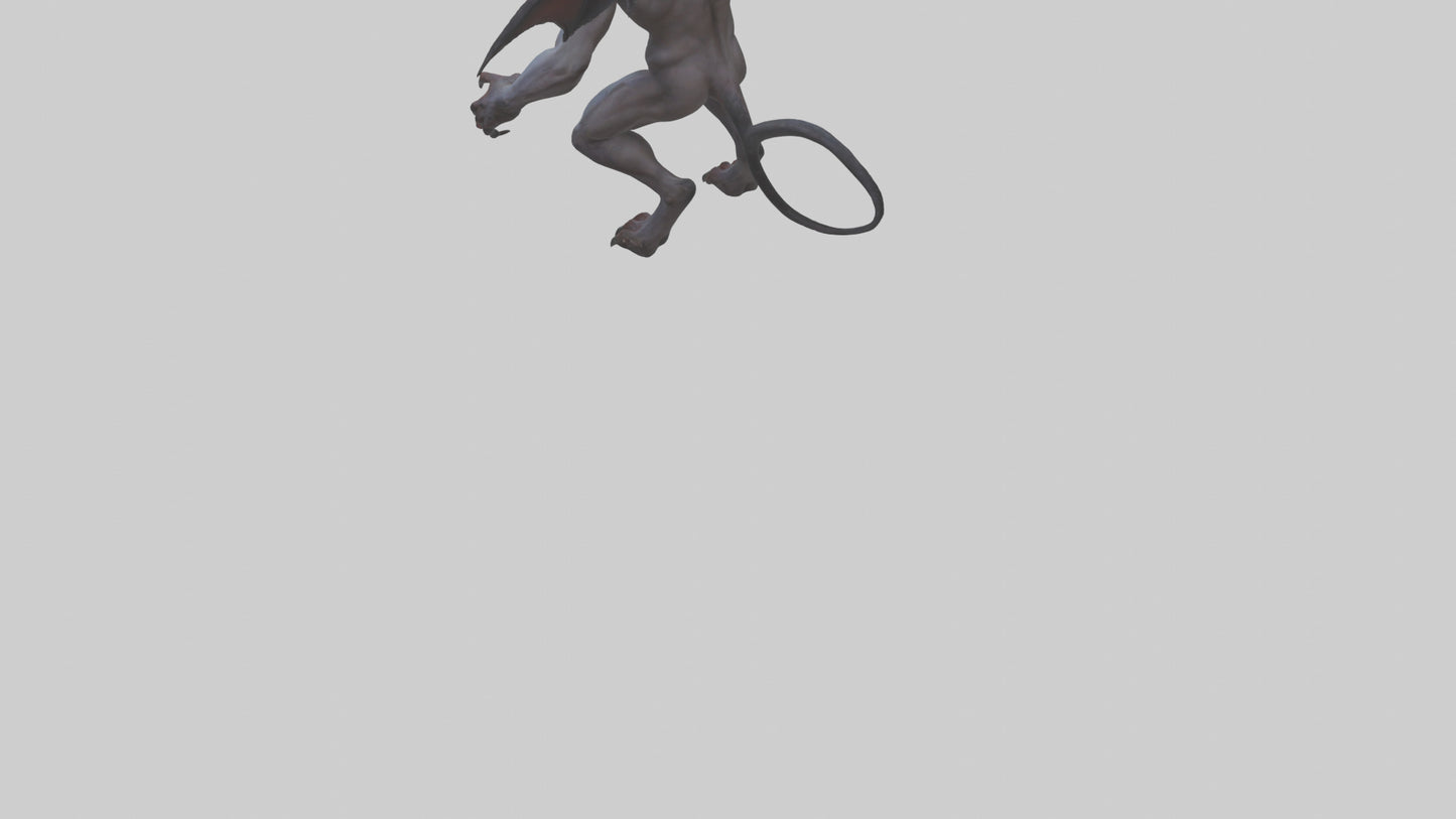 Clawed demon model 3D model