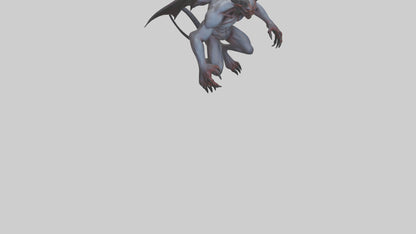 Clawed demon model 3D model