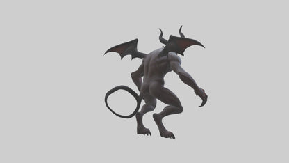 Clawed demon model 3D model