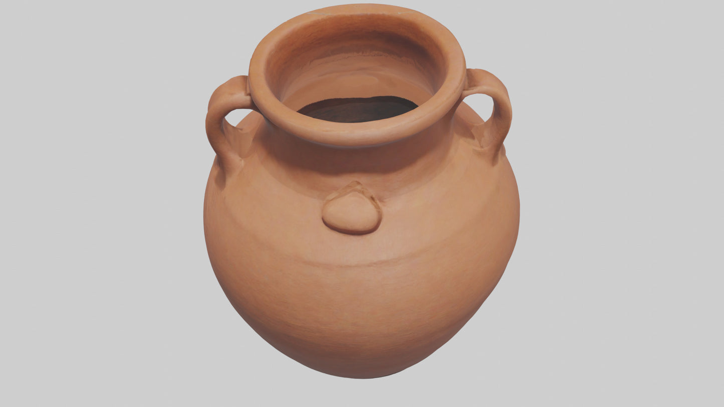 Clay pot model 3D model