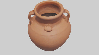 Clay pot model 3D model