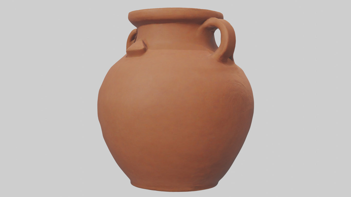 Clay pot model 3D model