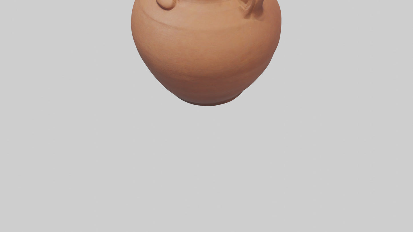 Clay pot model 3D model