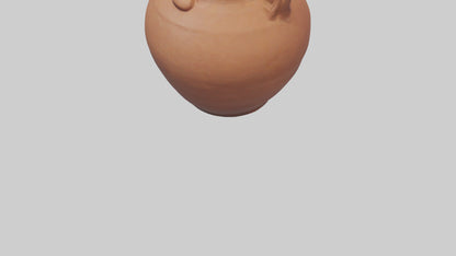 Clay pot model 3D model