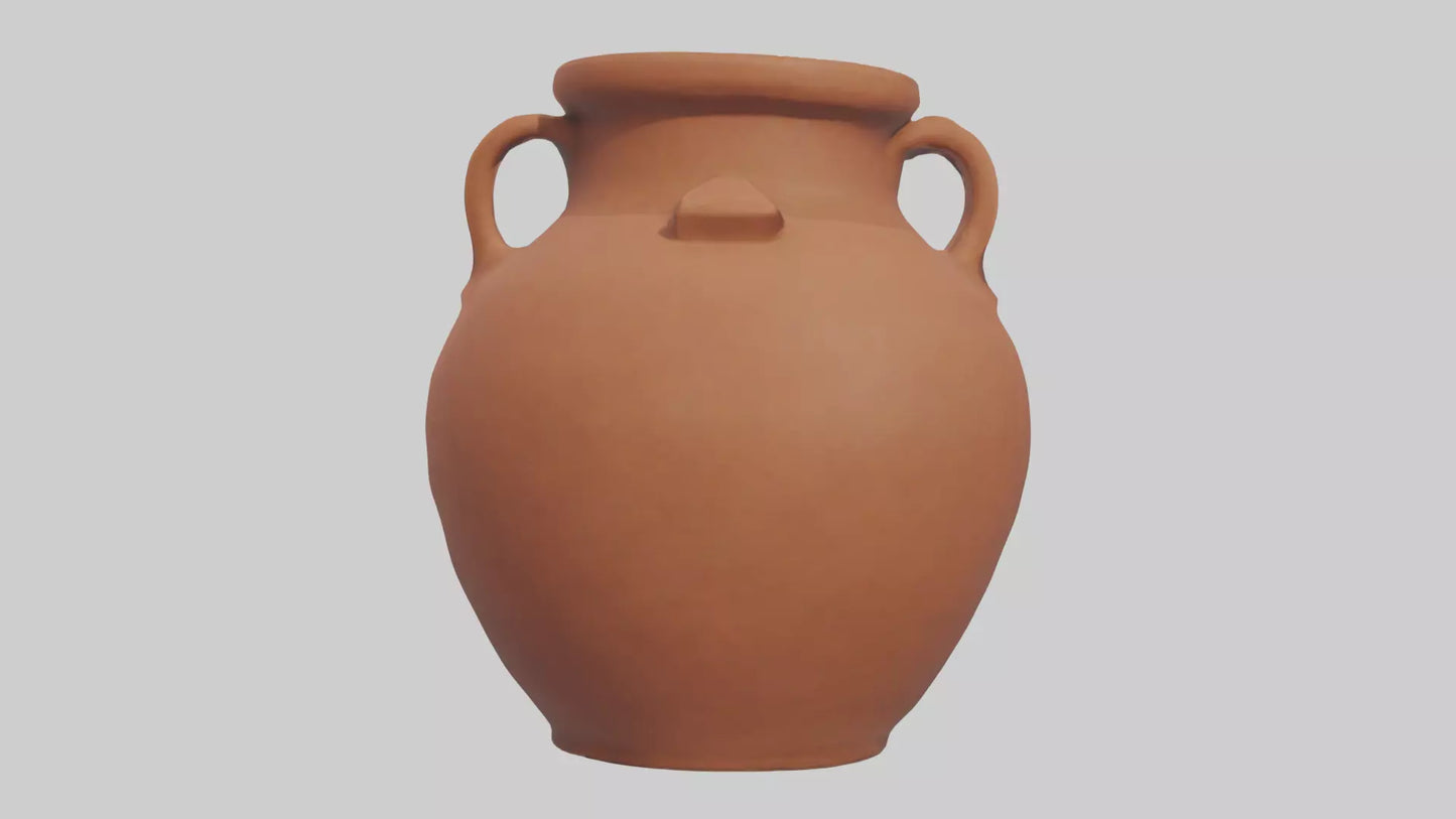 Clay pot model 3D model