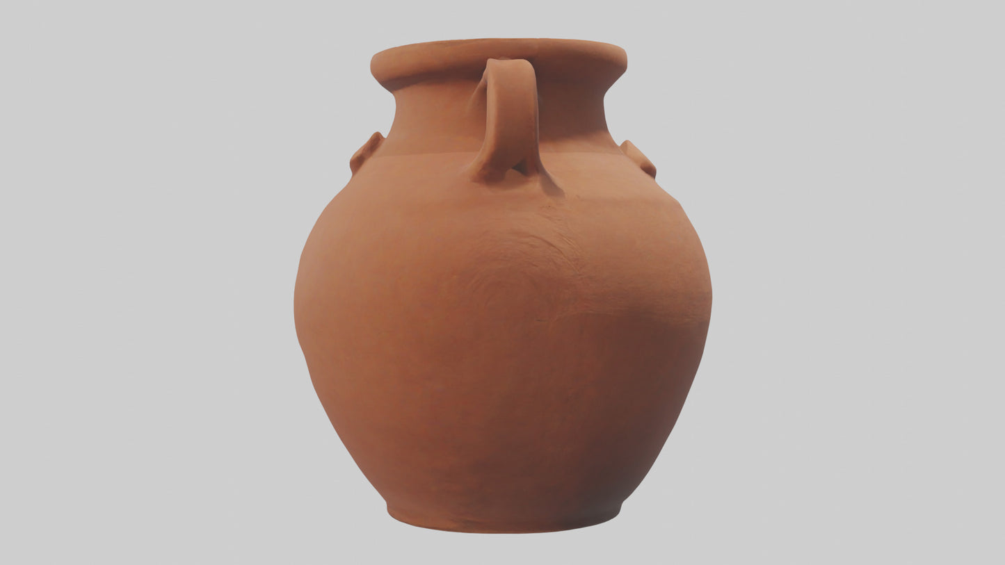 Clay pot model 3D model