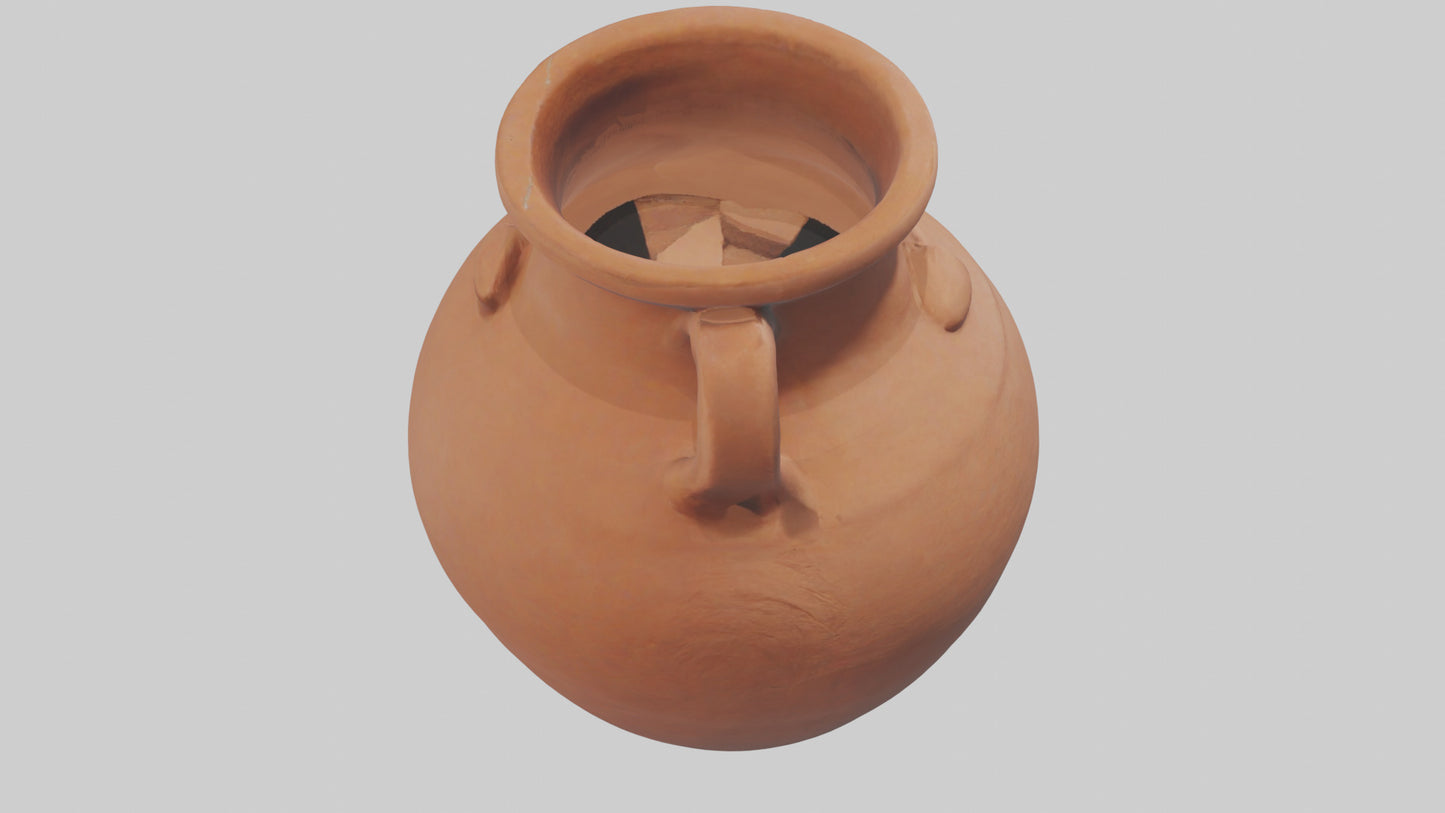 Clay pot model 3D model
