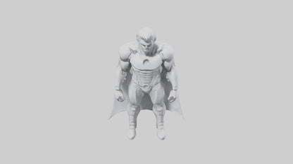 Clean Future Hero Statue model VR / AR / low-poly