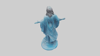 Clean Water Protector Statue model VR / AR / low-poly