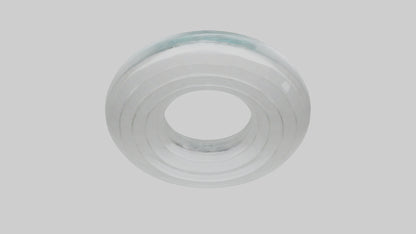 Clear glass sculpture model 3D model