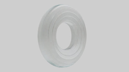 Clear glass sculpture model 3D model