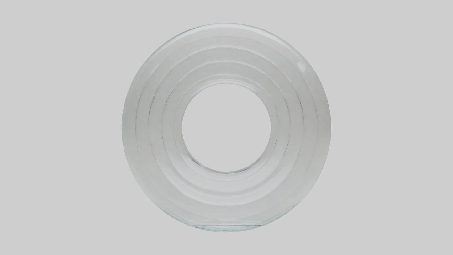 Clear glass sculpture model 3D model