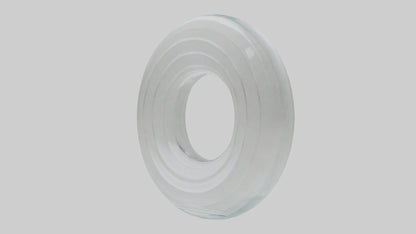 Clear glass sculpture model 3D model