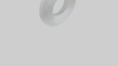 Clear glass sculpture model 3D model