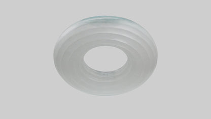 Clear glass sculpture model 3D model