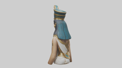 3D model Cleopatra statue model VR / AR / low-poly