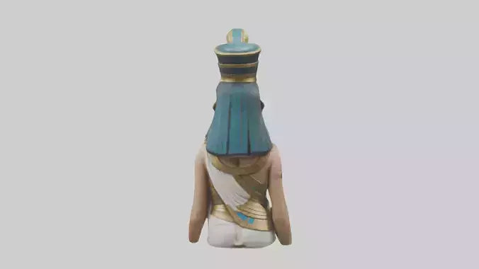 3D model Cleopatra statue model VR / AR / low-poly