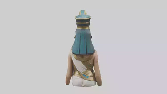 3D model Cleopatra statue model VR / AR / low-poly