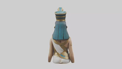 3D model Cleopatra statue model VR / AR / low-poly