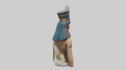 3D model Cleopatra statue model VR / AR / low-poly