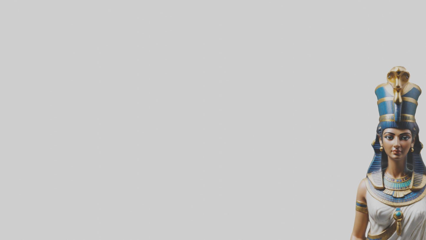 3D model Cleopatra statue model VR / AR / low-poly