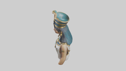 3D model Cleopatra statue model VR / AR / low-poly