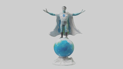 3D model Climate Change Hero Statue model VR / AR / low-poly