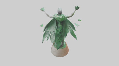 Climate Hero Statue model VR / AR / low-poly