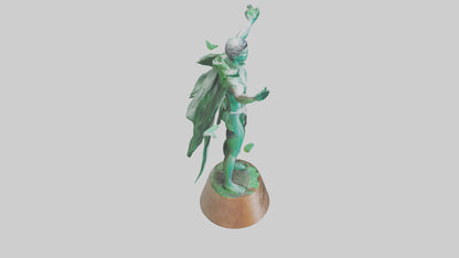 Climate Hero Statue model VR / AR / low-poly