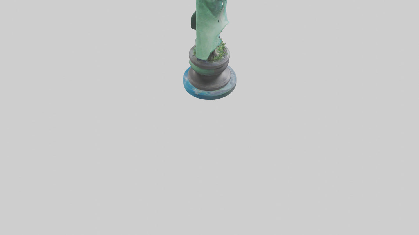 Climate Protector Statue model 3D model