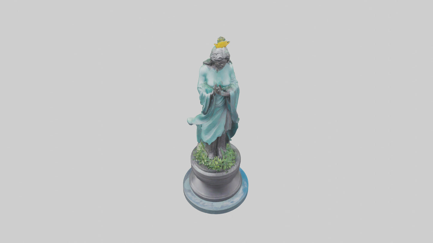 Climate Protector Statue model 3D model
