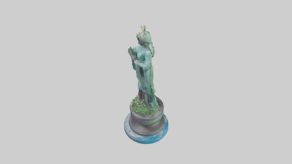 Climate Protector Statue model 3D model