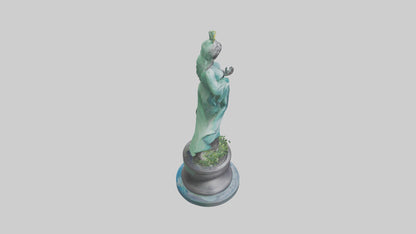 Climate Protector Statue model 3D model
