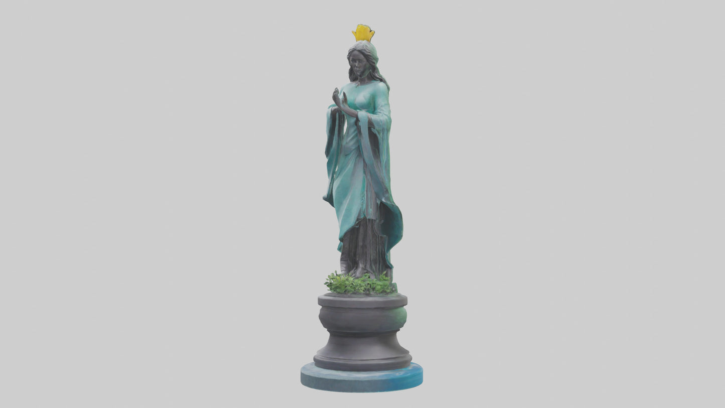 Climate Protector Statue model 3D model