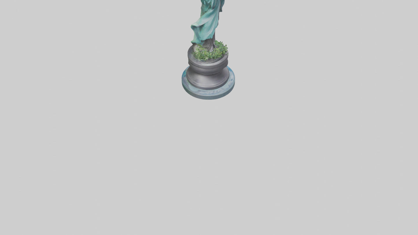 Climate Protector Statue model 3D model