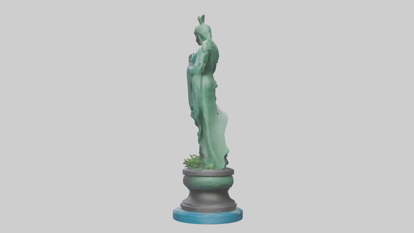 Climate Protector Statue model 3D model