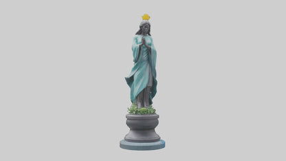 Climate Protector Statue model 3D model