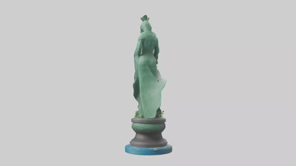 Climate Protector Statue model 3D model