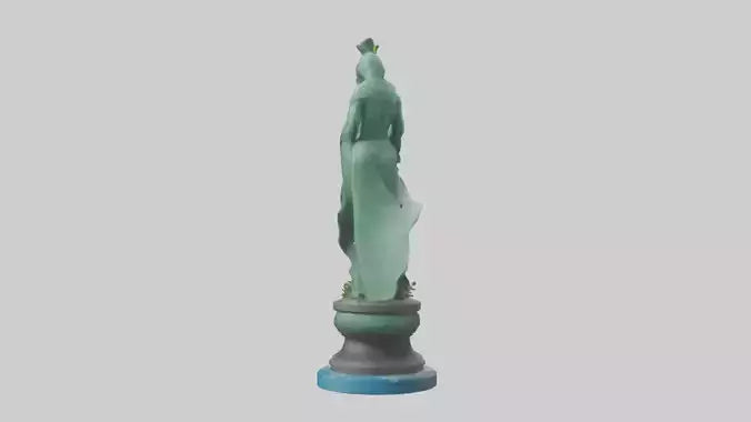 Climate Protector Statue model 3D model