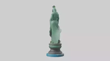 Climate Protector Statue model 3D model