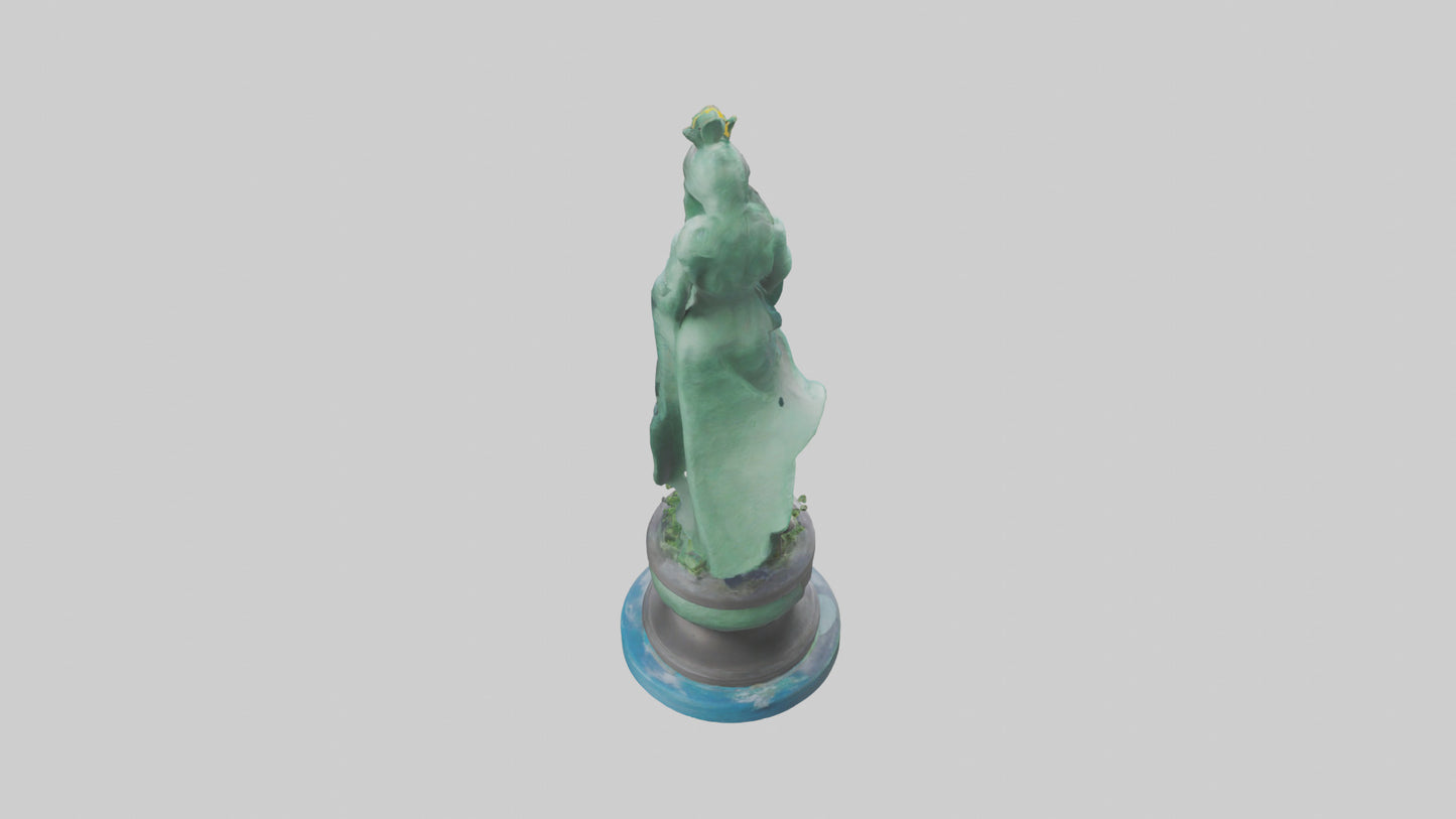 Climate Protector Statue model 3D model