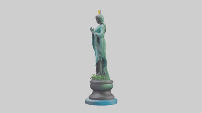 Climate Protector Statue model 3D model