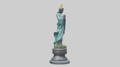 Climate Protector Statue model 3D model