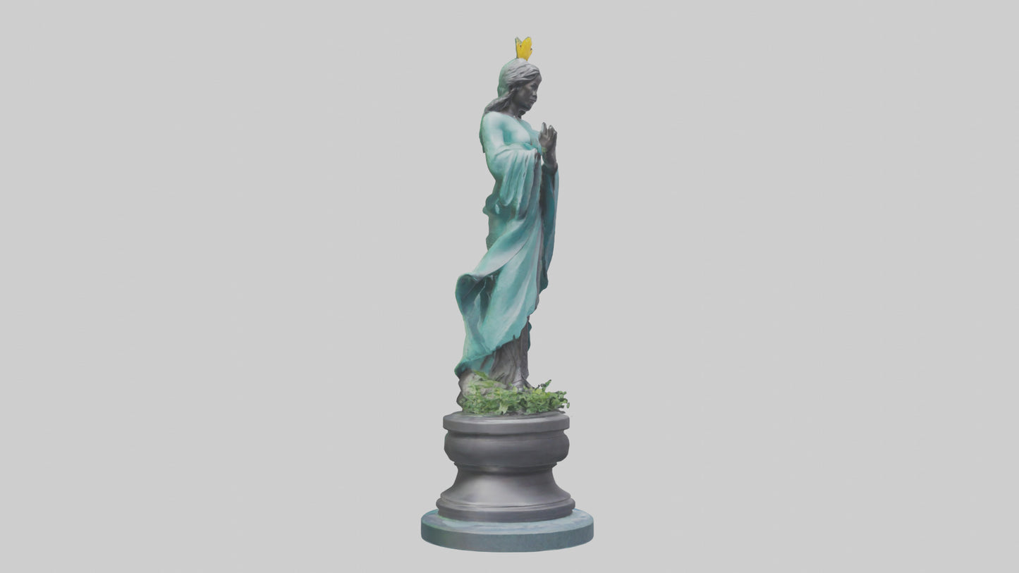 Climate Protector Statue model 3D model