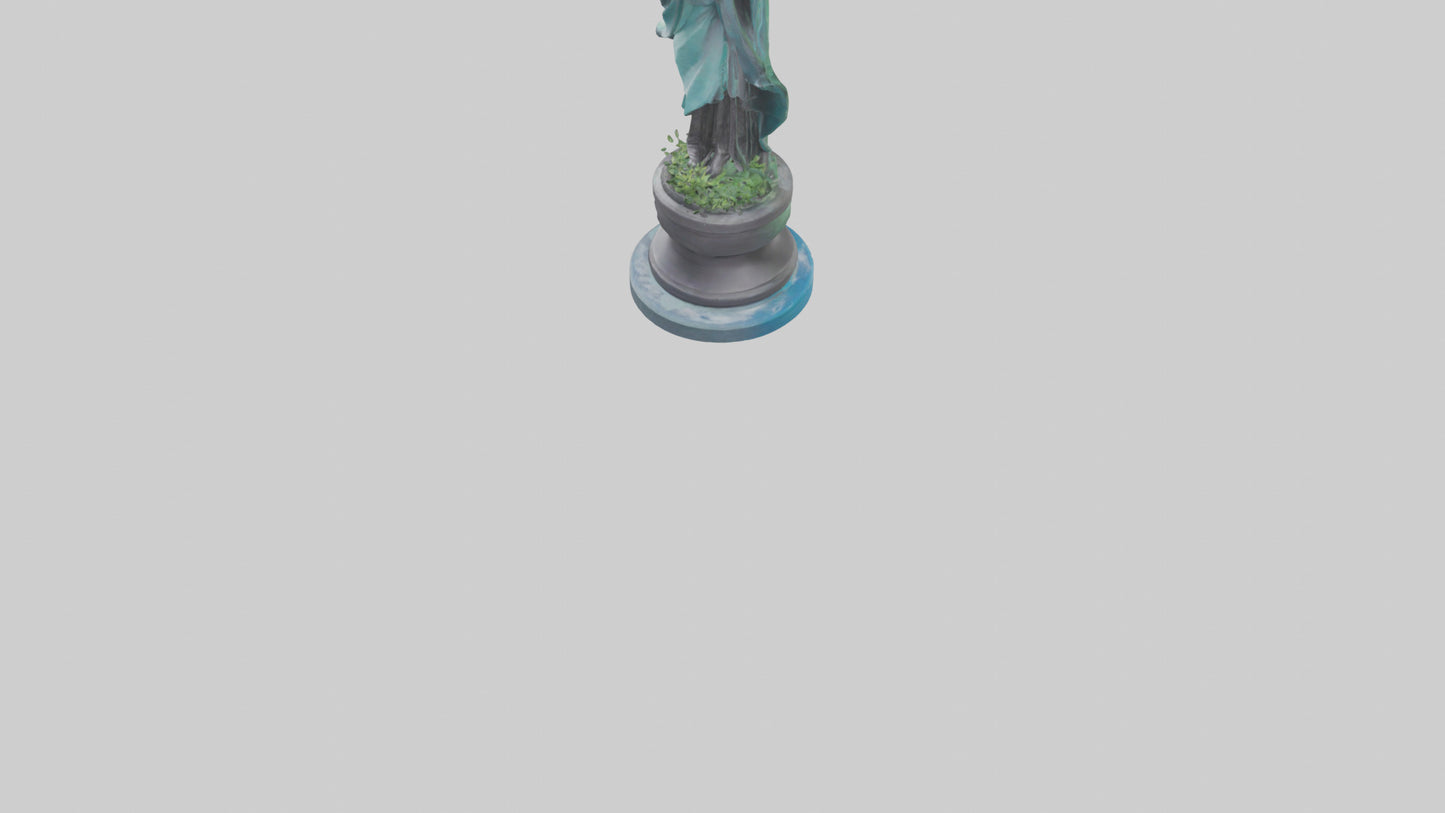 Climate Protector Statue model 3D model